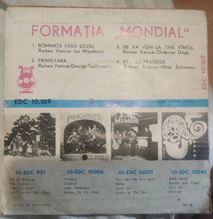 Formatia Mondial vinil 7inch editia1972 - imagine 2