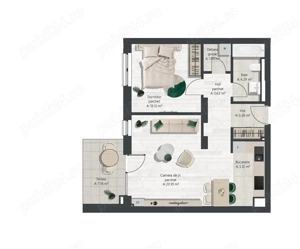 Apartament de vanzare - 2 camere - Denya forest 6 - Proprietar - imagine 2