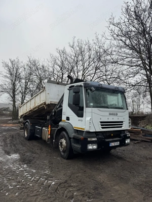 Iveco Stralis cu basculare si macara - imagine 5