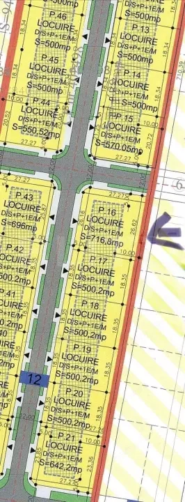 Teren intravilan 716,8 mp