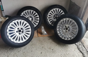 Set 4 jante aliaj R16 Ford Focus + anvelope 205/55 R16- 1500 lei - imagine 4