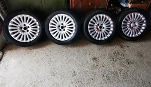 Set 4 jante aliaj R16 Ford Focus + anvelope 205/55 R16- 1500 lei - imagine 3
