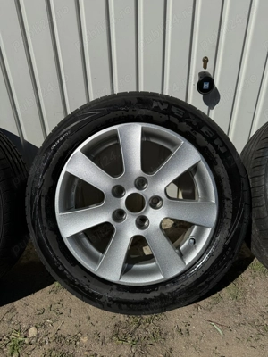 4 Jante + Cauciucuri vara VW Passat, VW Jetta, Skoda Octavia - imagine 3