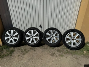 4 Jante + Cauciucuri vara VW Passat, VW Jetta, Skoda Octavia - imagine 2