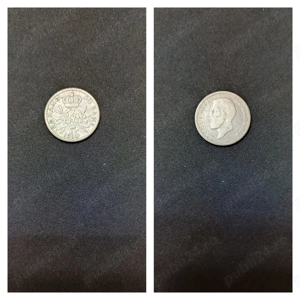 Moneda argint 50 Bani, ROMANIA, 1910