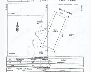 Teren Popesti-Leordeni Str. Sfanta Agnes - Intravilan pentru constructii - 602 mp - deschidere 14 m - imagine 5