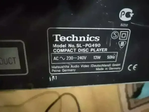 CD player Technics sl-pg490 - imagine 5