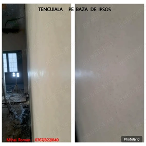 Tencuială Mecanizată Ipsos, Var-Ciment și Gleturi Interioare Timisoara