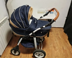 Căruț 3 in 1 Kraussman + Marsupiu pentru bebeluși