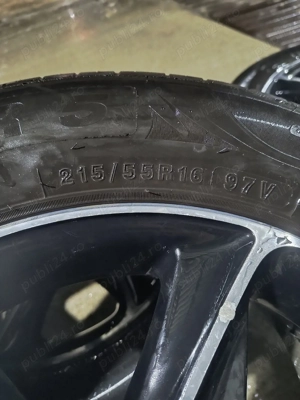 Set 4 Jante Aliaj Ronal R16 + Senzori Presiune + Anvelope Vară (DOT 2023/2024) - imagine 3