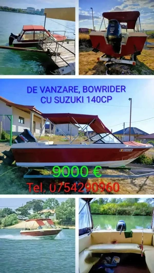 Vand bayliner bowrider cu Suzuki 140cp injectie