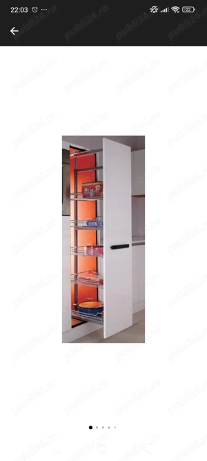 Set Ghidaje Si Rafturi Pentru Dulap,Antracit, 395x510x1950 2270 mm