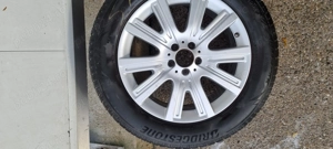 Set jante originale Mercedes cu anvelope iarna 265/55 R19 GLS, GLE - imagine 8