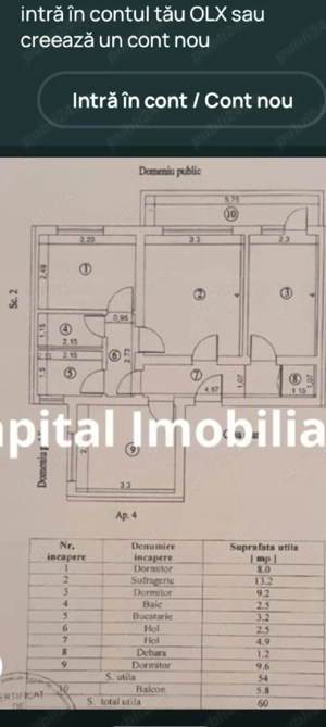 Vând apartament 3 camere  - imagine 10