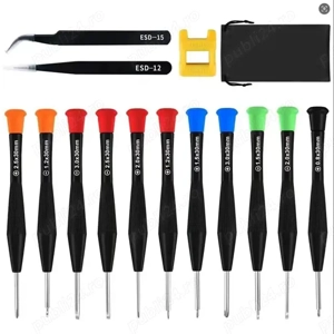 Set mini șurubelnițe de precizie 11-în-1   trusă pentru reparații fine (telefoane, laptop, console, 