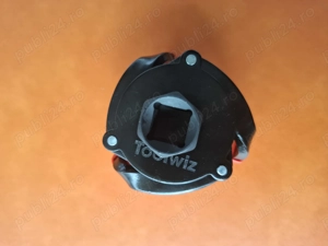 Cheie reglabilă pentru filtru ulei, 3 brațe – 60–98 mm, culoare negru