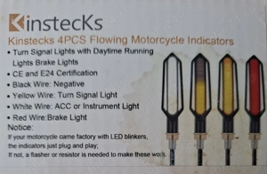 Set 4 semnalizări motocicletă LED– versiune nouă