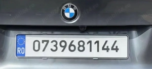 Suport număr înmatriculare + BONUS breloc  - imagine 2