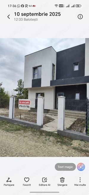 vand vila duplex Petresti Corbeanca  - imagine 3
