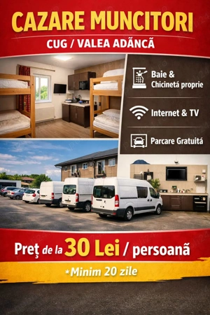 Cazare Muncitori CUG-Valea adanca