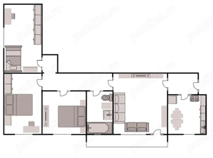 PF vând apartament cu 4 camere în Gojdu - Școala Andrei Șaguna - imagine 8