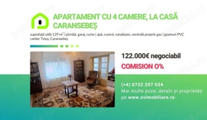 Comision 0% - Apartament cu 4 camere, la casa