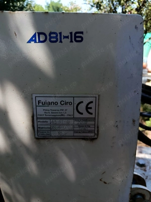 Disc greu Fuiano Ciro AD81-16 2018 Italia - imagine 3