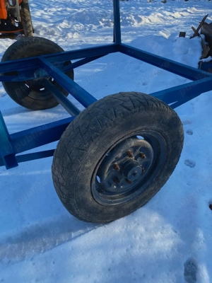 Remorcă forestieră solidă pentru tractor până în 60Cp  - imagine 3