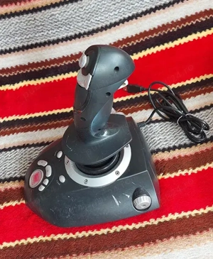 Retro   Vintage Joystick Vibration Black Hawk Flight Stick SL-6637 USB