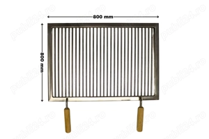 Grătar inox 800x800 mm - ECO