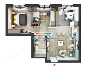 Comision 0% I  3 camere, mobilat si utilat, parcare I Hils Pallady - imagine 10