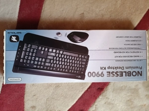 Vând Kit Tastatură + Mouse Wireless SERIOUX NOBLESSE 9900 Premium Desktop Kit - ca NOU - imagine 2