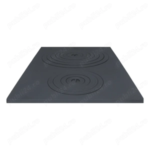  Plita din fonta cu doua ochiuri 870 mm L x 570 mm l - imagine 2