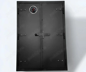 Usa de afumatoare din otel 107 cm x 75 cm + Termometru 350 GRADE