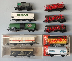 Vagoane marfa trenulet electric Fleischmann H0