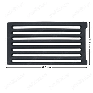 Gratar din fonta 210 x 420 mm