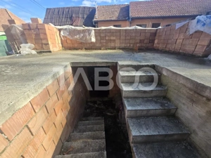 Teren de vanzare 436mp intravilan si fundatie cu proiect casa Rasinari - imagine 5