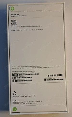 Apple iPhone 17 Pro 512GB eSIM Nou Sigilat cu Factură