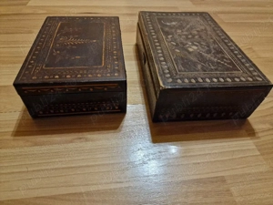 Vând sau schimb Casete Bijuterii Lucrate Manual, Vechi De Peste 70 Ani - imagine 3