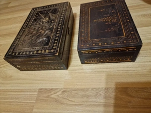 Vând sau schimb Casete Bijuterii Lucrate Manual, Vechi De Peste 70 Ani - imagine 4