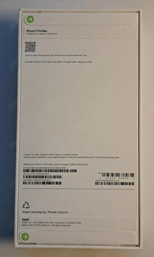 Apple iPhone 17 Pro MAX 512GB eSIM Nou Sigilat cu Factură