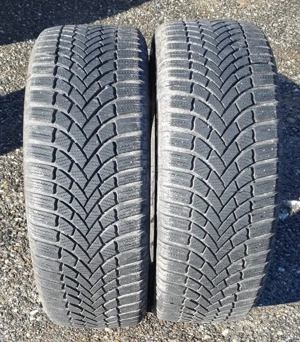 set 4 anvelope M+S/iarna 225/55/17 Bridgestone +7 mm DOT 2122 - imagine 2