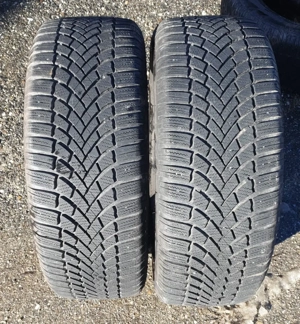 set 4 anvelope M+S/iarna 225/55/17 Bridgestone +7 mm DOT 2122 - imagine 3