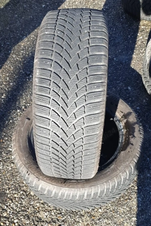 set 4 anvelope M+S/iarna 225/55/17 Bridgestone +7 mm DOT 2122 - imagine 5