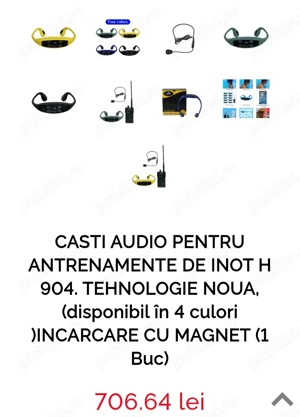 Vand casti comunicare inot - imagine 4
