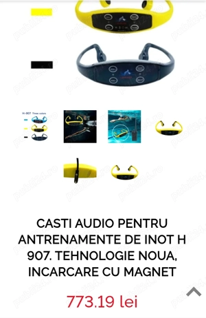 Vand casti comunicare inot - imagine 5