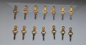 Ceas de buzunar -  set de 14 chei pentru ceasuri de buzunar - imagine 2