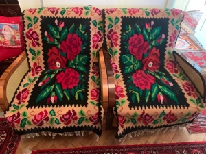 Set cuverturi tesute din lână