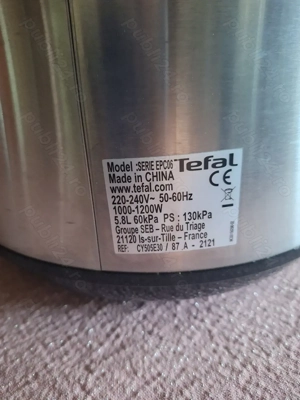 Oala sub presiune,electrica Tefal One Pot CY505EEO,1200W,5,8l - imagine 4