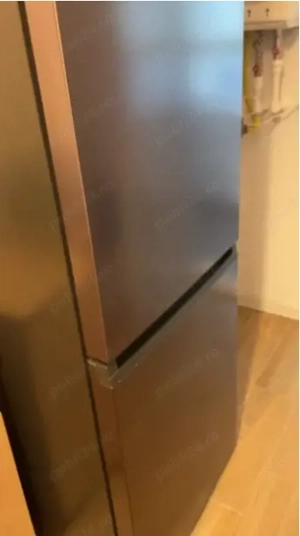 Combina frigorifica Haier HDW3620DNPD, 377 l, No Frost, Display, Raft vinuri, Wi-Fi,